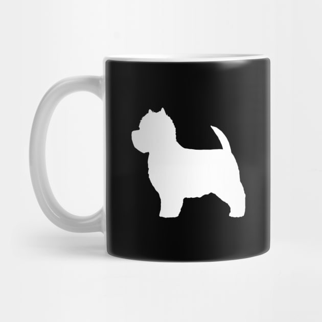 West Highland White Terrier Silhouette by Coffee Squirrel